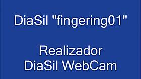 DIASIL-FINGERING: A TEEN MASTURBATION SESSION WITH INTENSE FINGERING ACTION