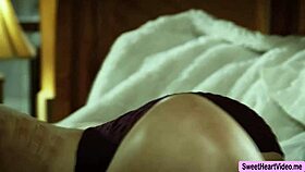 lesbian girlfriends kissing and ass licking on bed