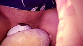 Young Woman Desperately Fucks Stuffed Animal!