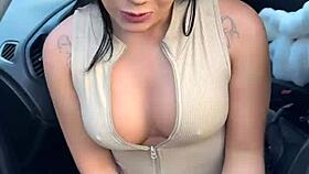 hot asian stopped in traffic blitz, ends up fucking carioca cop bareback in the woods