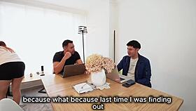 Horny Milf's Hot Threesome with College Students!