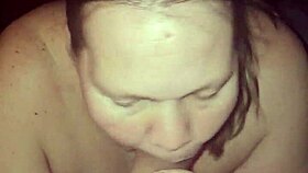 Sexy MILF with Big Nipples Sucking Monster Cock