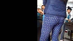 Culo En Las Quesadillas Voyeur Spying Action!