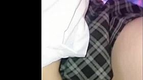 My teacher convinced me to have sex in my school uniform after school