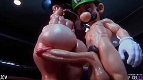 Luigi and daisy are cheating on each other.