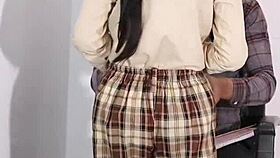 School girl gets fucked by her teacher with a monster cock in this hardcore scene