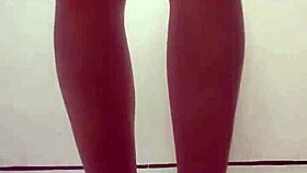 shemale ting xuan puts on butt plug while taking a walk and masturbates outdoor