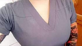 stepmother touches pussy in bathroom