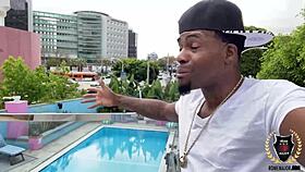 Rome major and kaden kole engage in an interracial scene