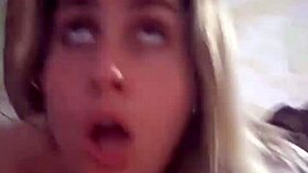 feeling the deep passion as that latina blonde deepthroats and bounces in doggystyle