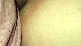 this amateur bbw wife is getting creampied in doggystyle, she's so horny and latina