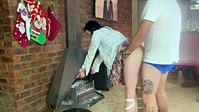 Bellarose34 poses in heels and shoes with her narrow ass and long hair