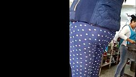 Culo En Las Quesadillas Voyeur Spying Action!