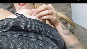 Blonde with tattoo gets pov assfucking fetish