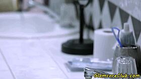 I love how this glamcore pornstar teen 18+ gets her shaved pussy assfucked roughly in european style