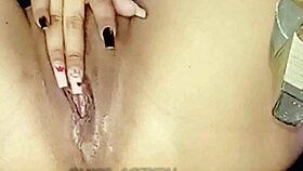 Horny babe masturbating to multiple orgasms 😍