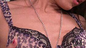 Glamorous Russian Babe Nataly Gold Displays Her Meaty Pussy In Doggy Style Position