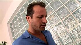 Jen, The Skanky Pervert, Performs Deepthroat, Handjob, And Bent Over Fucking With Her Shaved Pussy And Big Tits In Heels