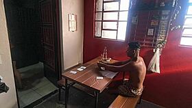 card game turns into fucking two muscular guys at once