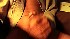 hot guy masturbates in bedroom with loud moans 😩