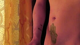 Intense Sensual Masturbation With Big Cock Flashing