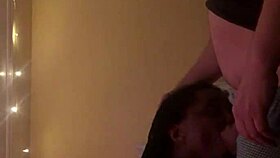 Ebony Amateur Gives Homemade Blowjob