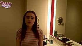 hey, lucky seth brogan fucks 18yo cunt reese robbing got creampied?