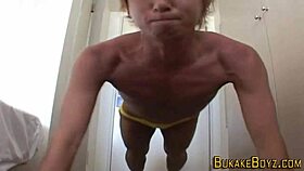 Gay Asian Twink Stroking