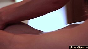 Classy teen masseuse surprises with deepthroating, blending taboo and erotic pleasure