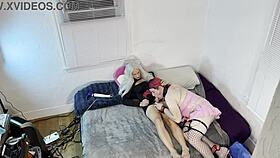 Trans Kelsey Masters Sucking Huge Trans Dick