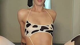 Missalice rides in cowgirl position.