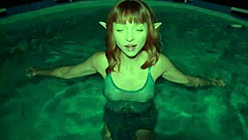 She Wanted To Empty Him Completely, Stranger Elf In The Pool