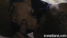 tranny dillon diaz ts foxxy fucks her boyfriend passionately
