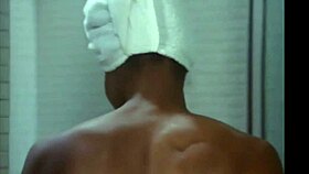 Kolchak's Night Stalker Meets Sexy Ebony Shower Girl In Bathroom