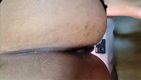 the huge ass wife gets inseminated while humiliating her cuckold husband