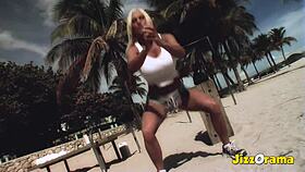 jizzorama features an interracial milf with big ass and tits