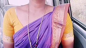 Indian Maid Engages In Car Sex With Dirty Talk In Telugu