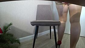 i watched the mature secretary masturbate under the desk at work