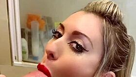 Watch this couple ride and lick my big cock!