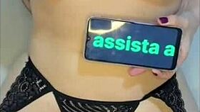 Blonde Brazilian takes monster cock anal in dark POV