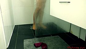 Mistress makes her sub worship her feet in femdom.