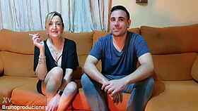 stranger fucks me in front of husband, humiliating the cuckold