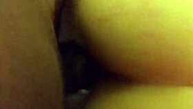 Riding a massive black cock