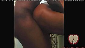 slutty ebony gets pounded doggy style