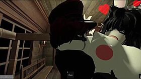 Enmascarado Folls Chica Cosplayer Casi Se Corre Dentro