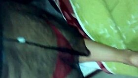 italian milf in lingerie gives blowjob to big cock