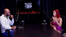 Bruna Ferrari Watch On Sheer Red, Outdoor Challenge.