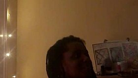 Ebony Amateur Gives Homemade Blowjob