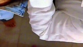 Student seduces teacher, returns home destroyed, swallowing semen eagerly.