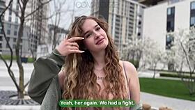 fucking my big tit best friend in the dorm, creampie her quickie style. is our friendship over?